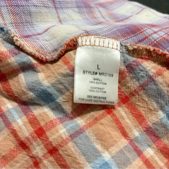 Oli & Hali large loose fit distressed style Mixed Plaid wide leg jumpsuit romper - Picture 8 of 11